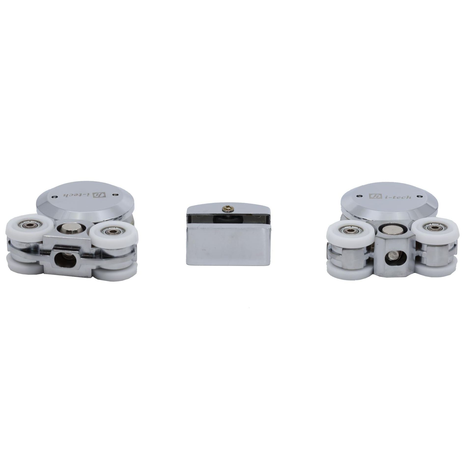 Buy Sliding wheel/Brass/CP/set without track Online | Construction Finishes | Qetaat.com